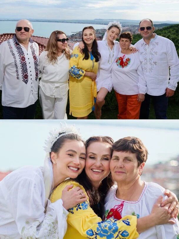 Вишиванки, віночок і родинний герб: Марина Мазепа показала кадри зі свого весілля