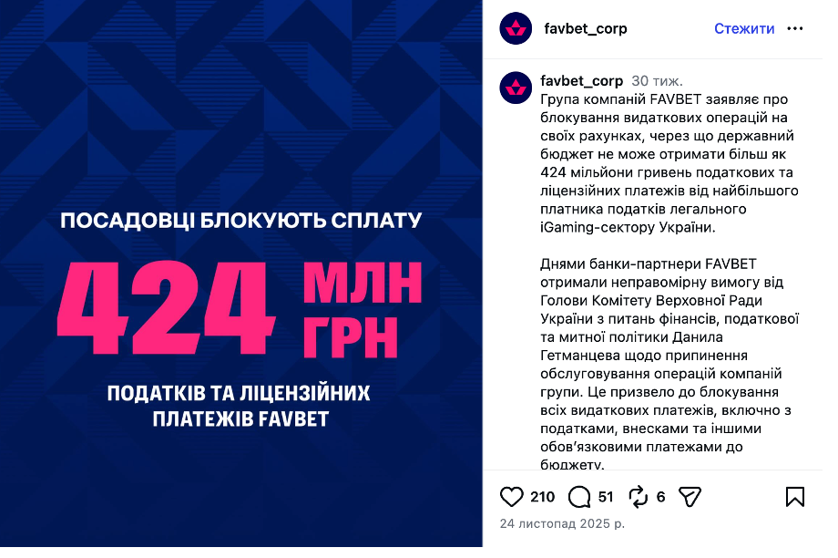 Сообщение на странице favet_corp
