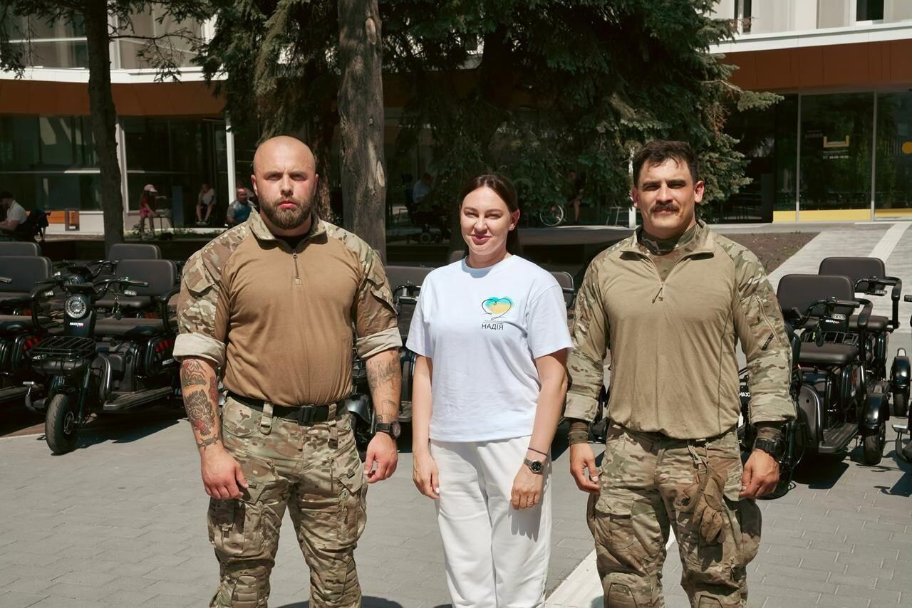 Ветерани UNBROKEN отримали 20 електроскутерів від Християнського корпусу, Благодійного фонду молодіжної ініціативи ''Надія'' та Валерія Дубіля