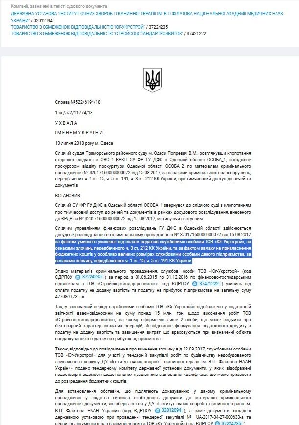 Откаты за отсрочку, завышенные тендеры и ''свои'' кандидаты? Что происходит с Институтом Филатова