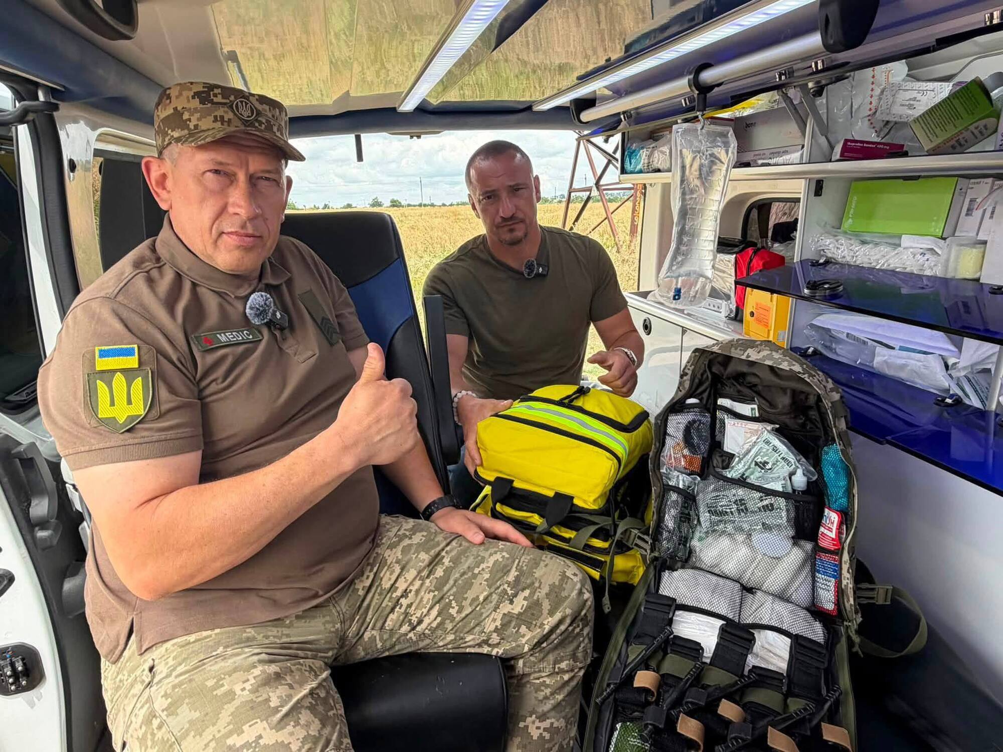 Более 200 ''скорых'' для фронта: основатель БФ ''Милосердие и здоровье'' Александр Яцина получил медаль ''За труд и победу''