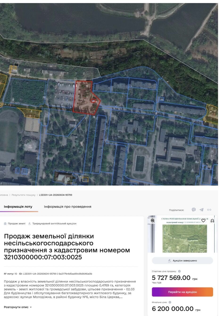 Фирма нардепа Горбенко за 6,2 млн грн приобрела участок под высотку в Белой Церкви: что известно?