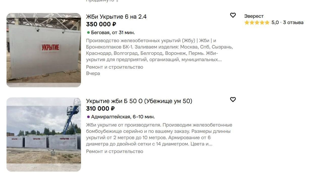 В россии новый тренд среди недвижимости: в продаже появились готовые бомбоубежища
