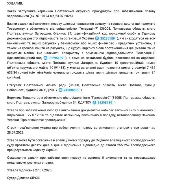 Пустырь за 61 млн или рейдерство по-полтавски: как прокуратура создает основания для банкротства инвестора?