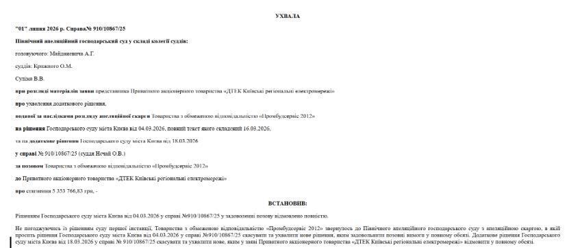 Постановление хозяйственного суда