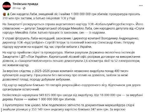 Пост Тячевской правды