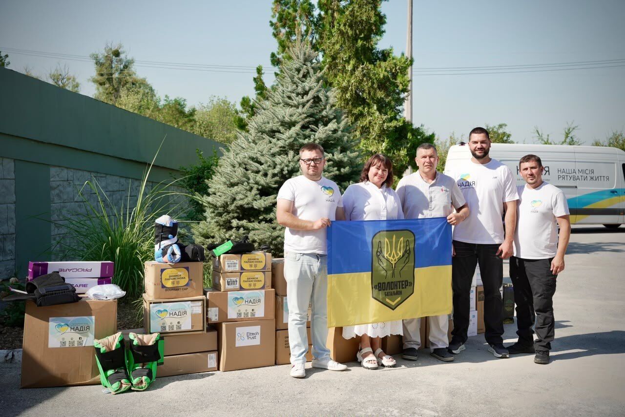 БФ ''Надежда'' и ''Батальон Волонтер'' передали военным детекторы дронов, Starlink и генераторы