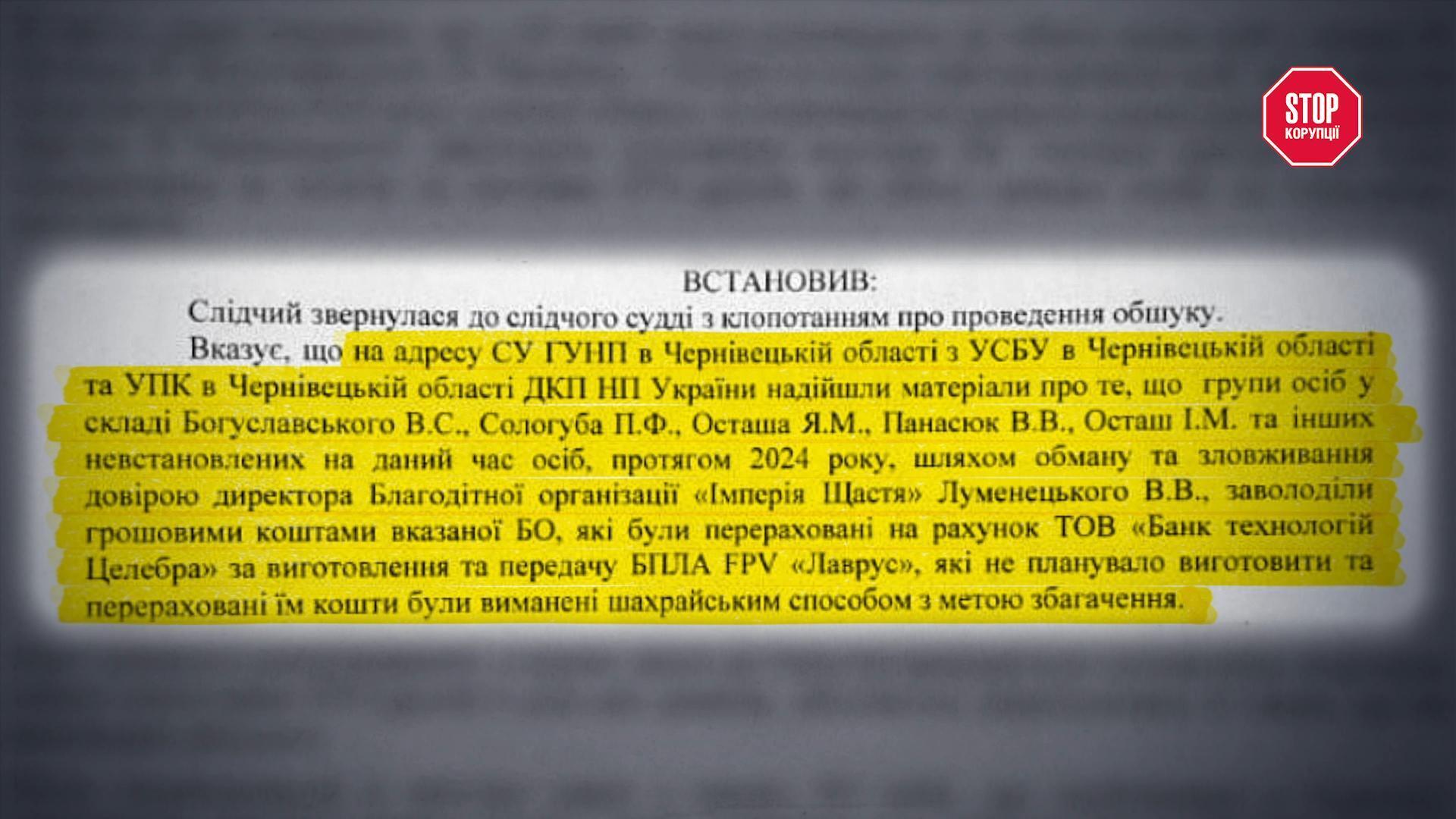 Заявление о мошенничестве по БФ ''Империя Счастья'', которое стало основанием для обысков по делу ''Целебры''