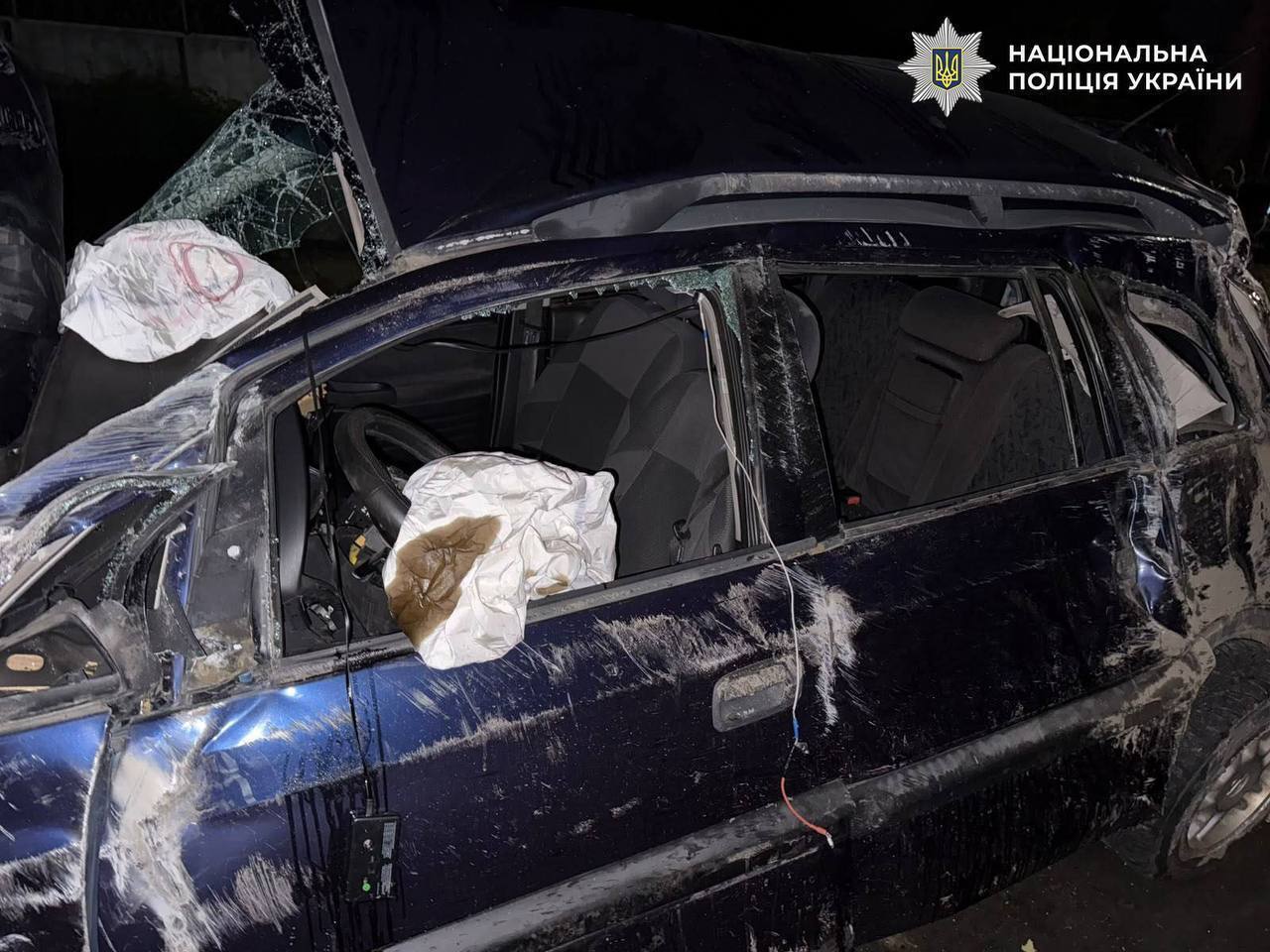 В Киеве Opel слетел с Южного моста