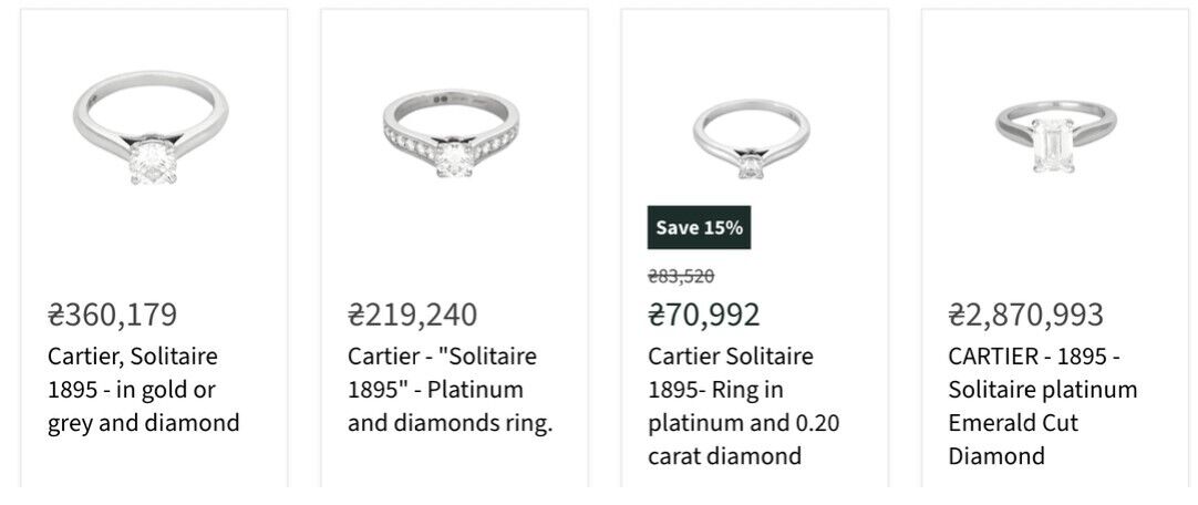 кольцо Cartier