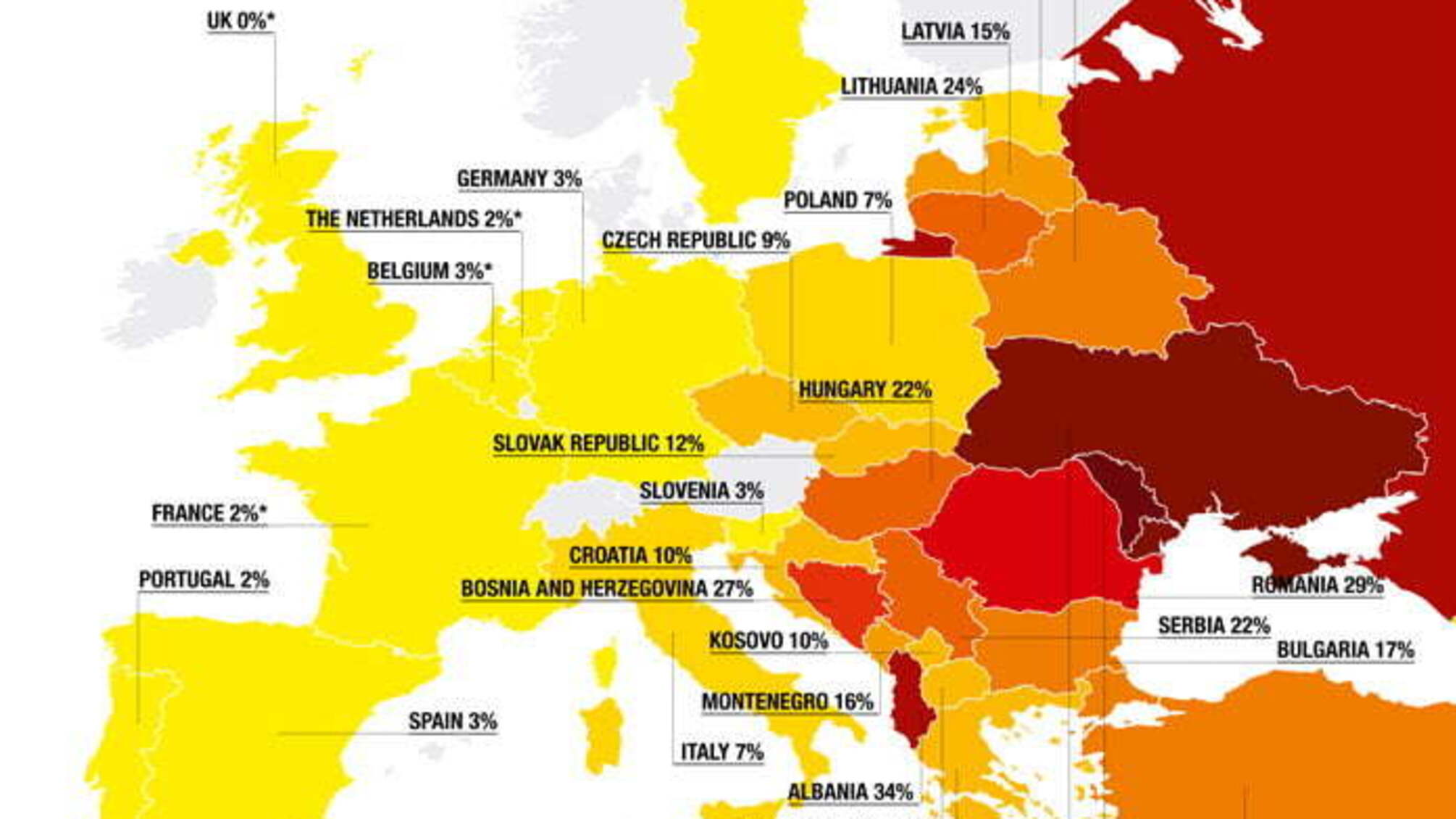 Transparency International: Україна - серед найбільш корумпованих країн Європи