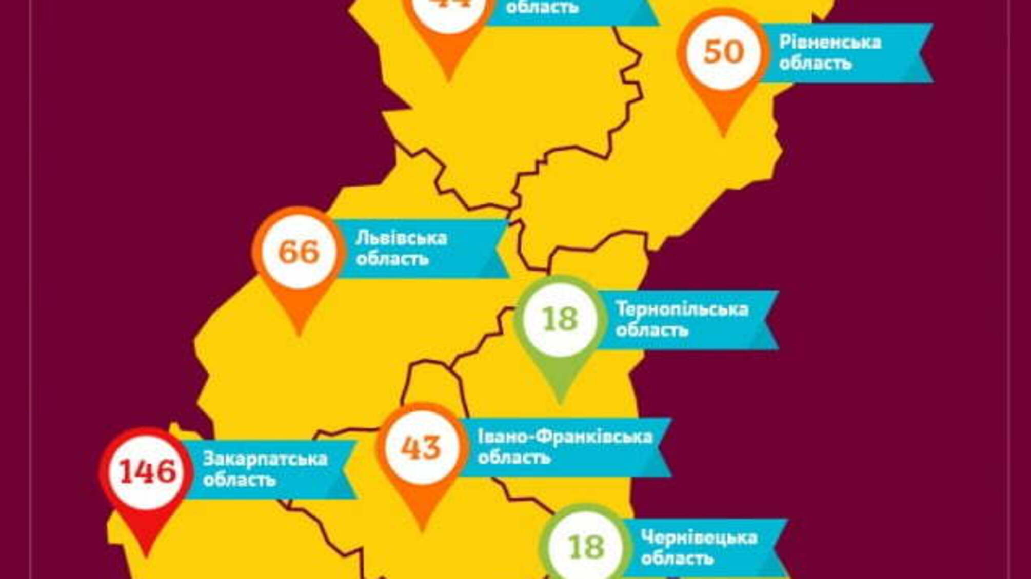 Журналісти склали 'карту' корумпованості західних регіонів України