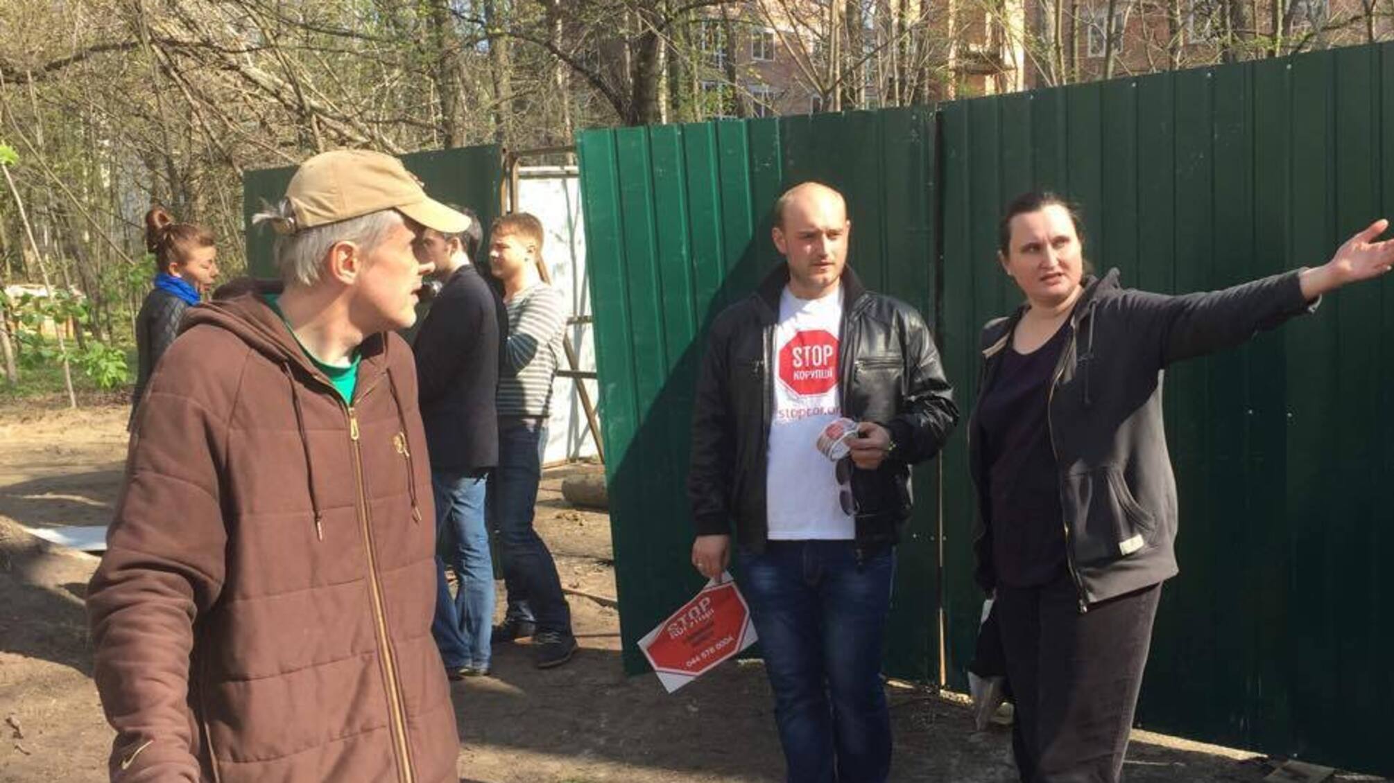 В Ірпені конфлікт між забудовниками та місцевими жителями