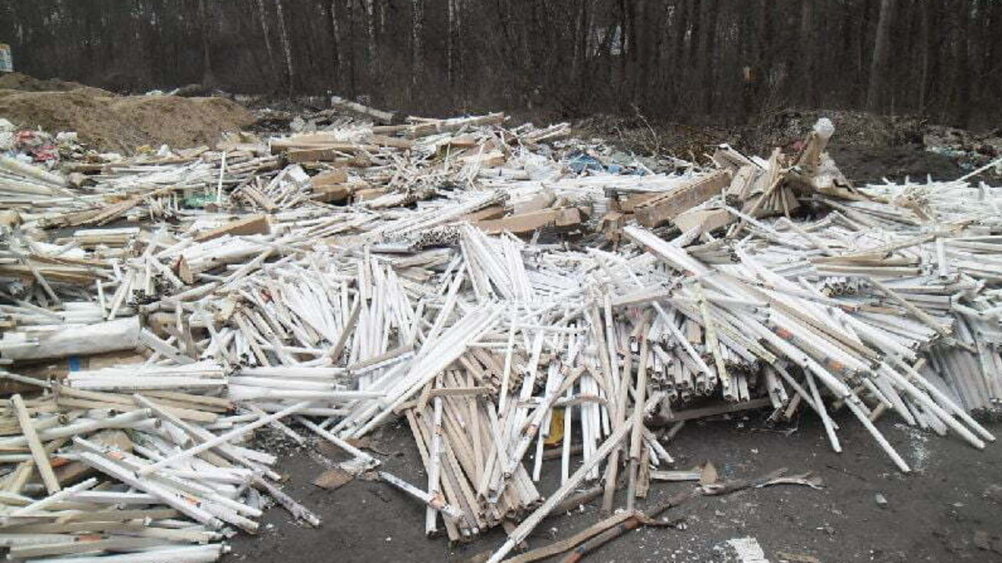 Журналісти знайшли на Вінниччині небезпечне звалище ртутних ламп