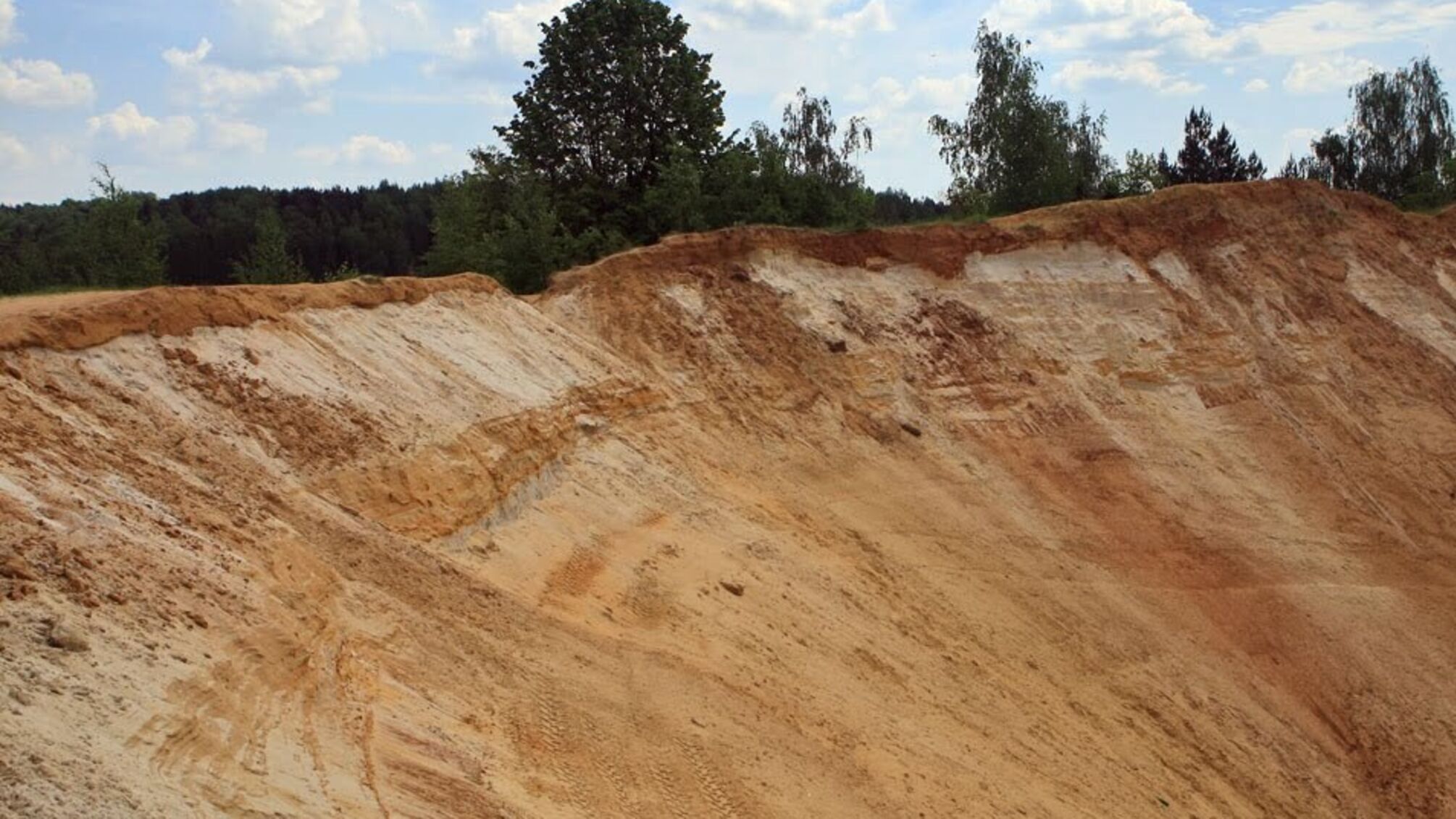 Активісти зупинили нелегальний видобуток піску у селі Погреби на Київщині