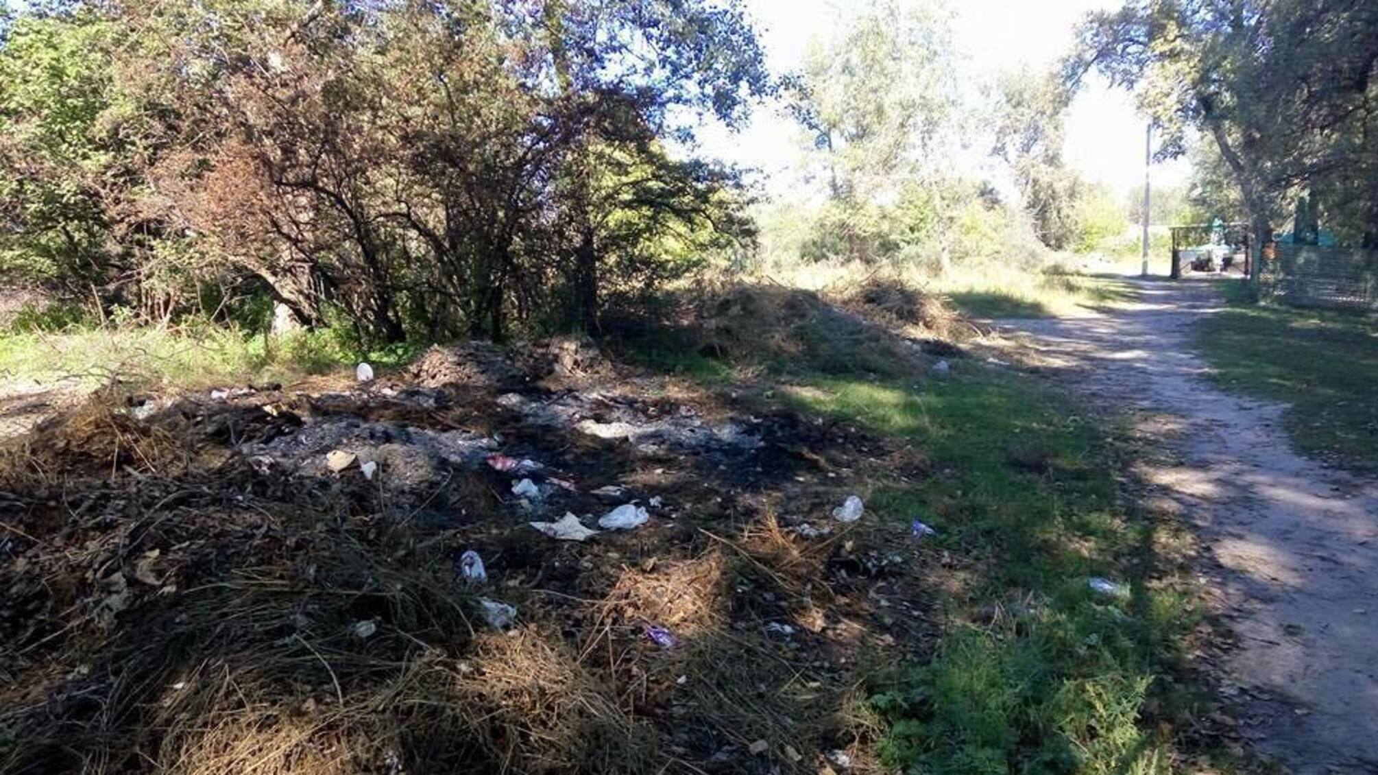 У Святогірську на Донеччині активісти викрили незаконне сміттєзвалище на пляжі