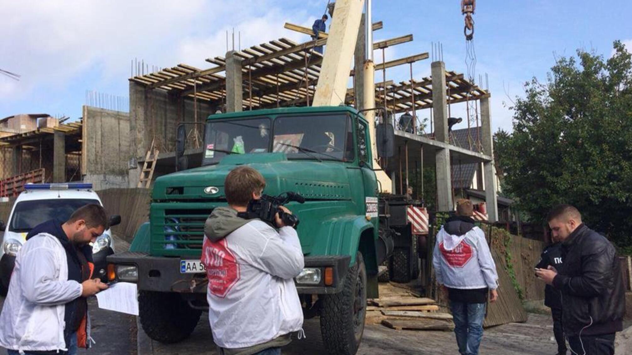 'СтопКор' взявся за незаконне будівництво на Печерську в Києві