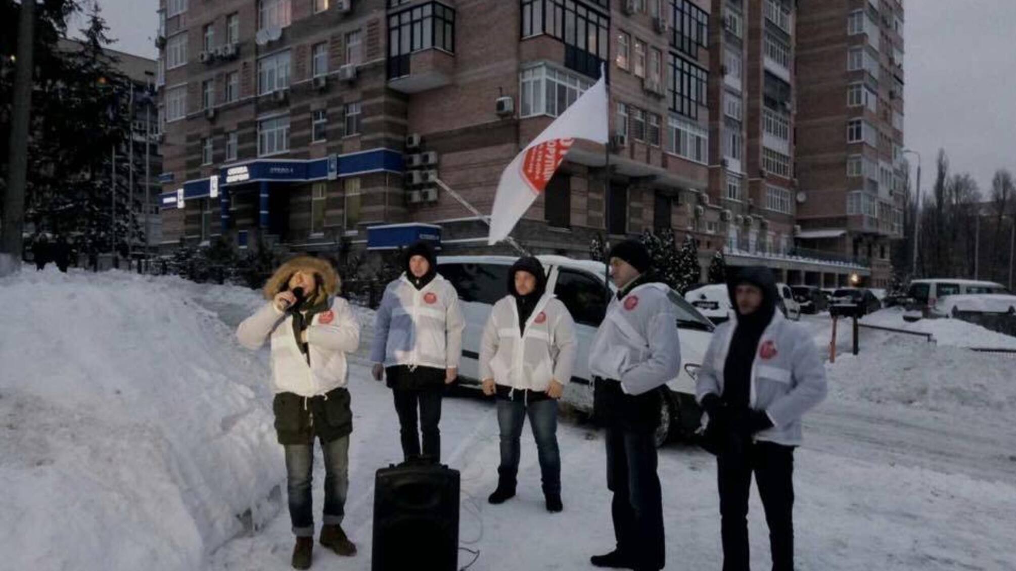 'СтопКор' пікетував управління патрульної поліції у Києві через порушення права на мирні акції