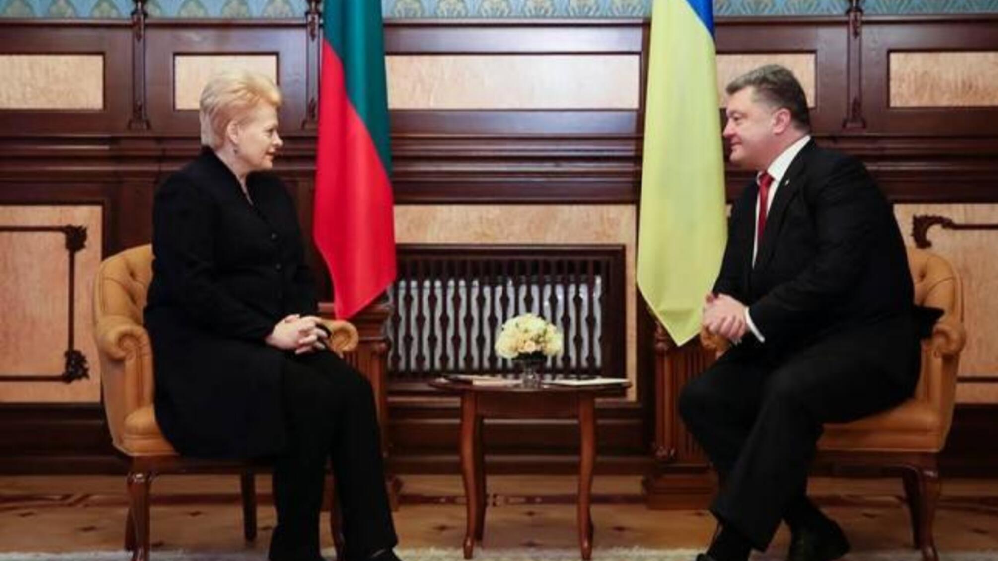 У Харкові Порошенко і Грибаускайте обговорять корупцію в Україні
