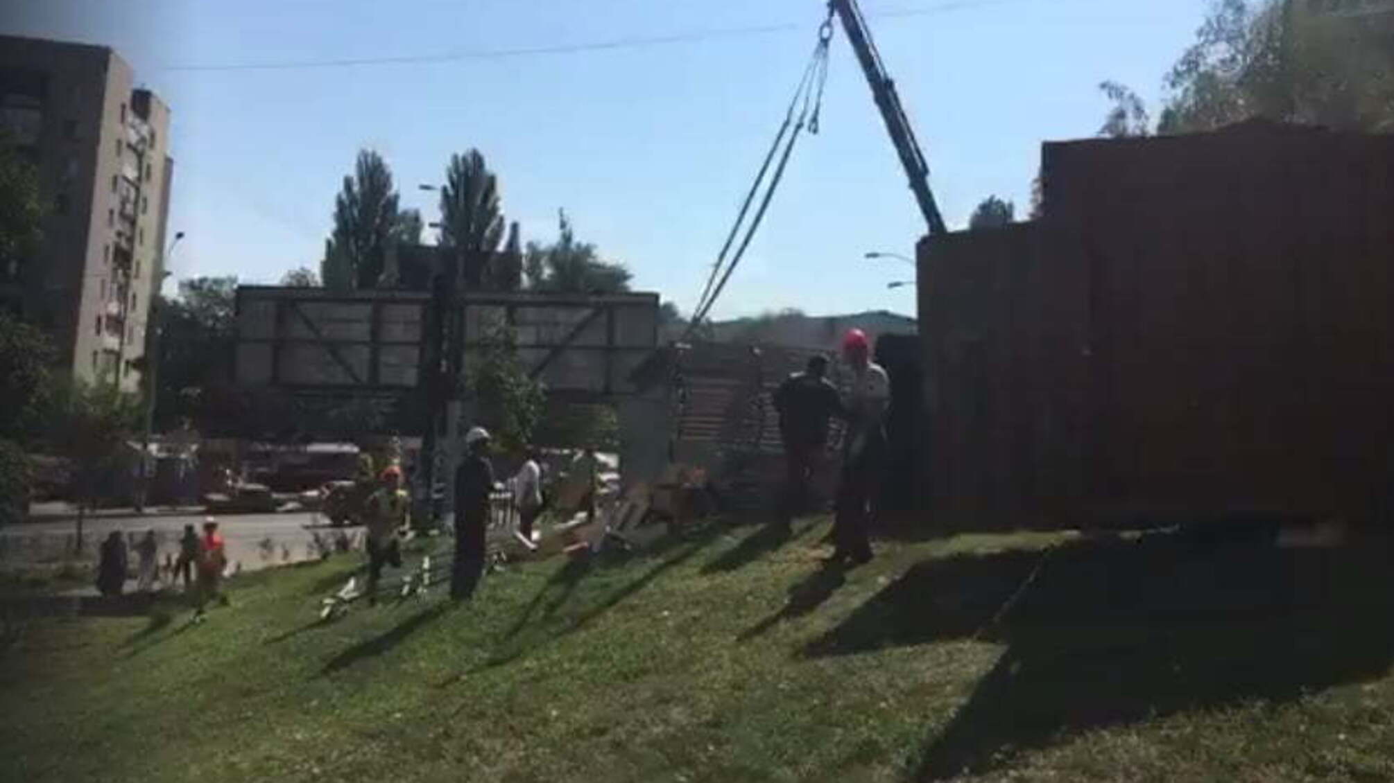 'СтопКор' виступив на захист скверу Волонтерів у столичному Голосіївському районі