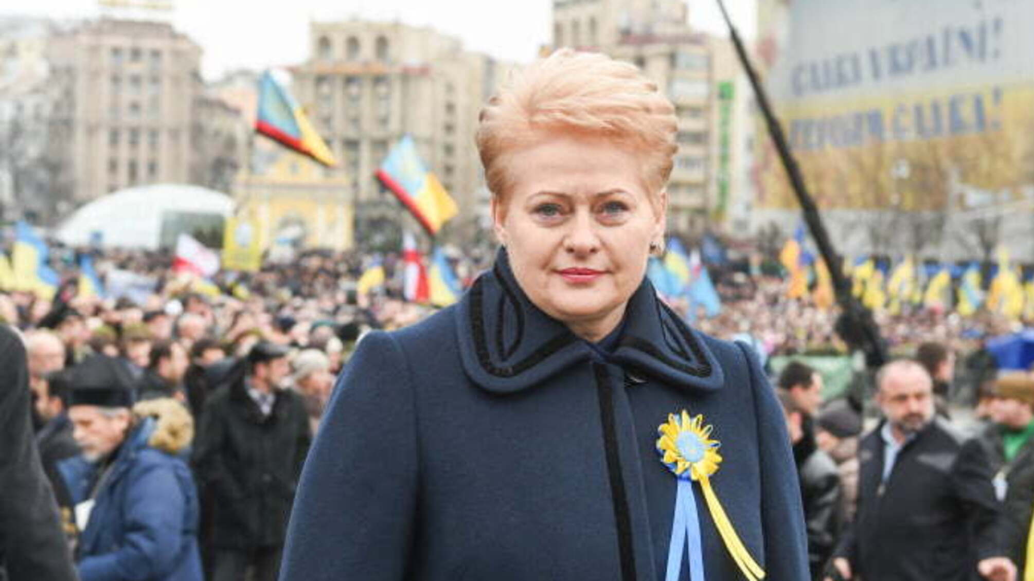 'Ми поєднані Свободою!' – президент Литви українською мовою привітала Україну з Днем Незалежності