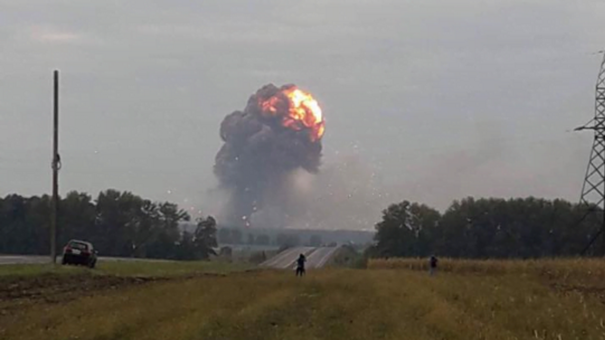В ДСНС повідомили, що відбувається зараз на полігоні поблизу Вінниці