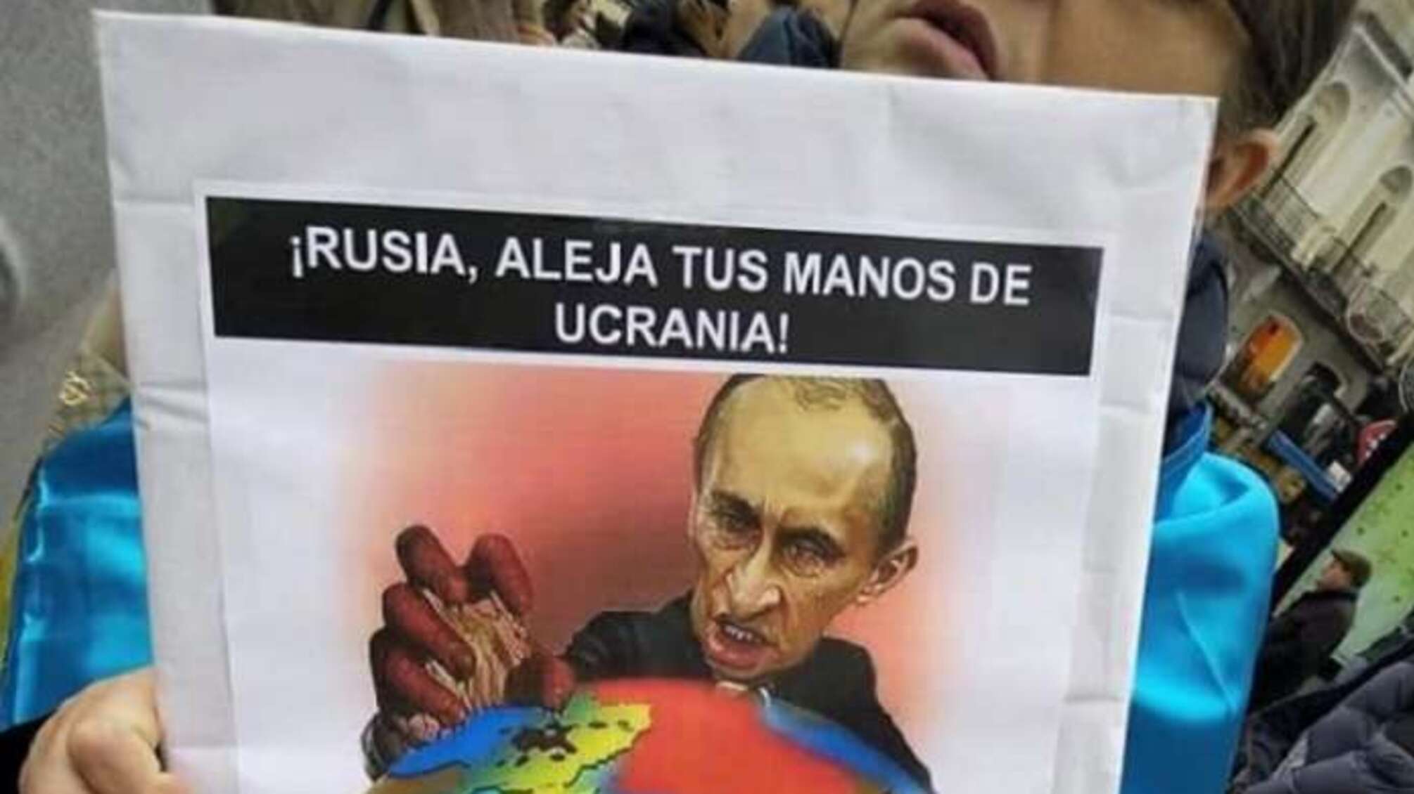 В Іспанії пройшов ряд акцій на підтримку затриманих українських моряків