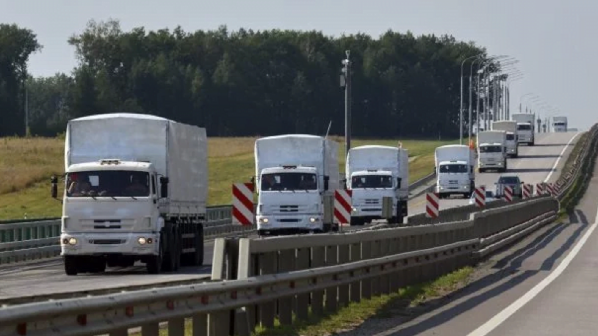 В Україну прибув 77-й гумконвой Путіна