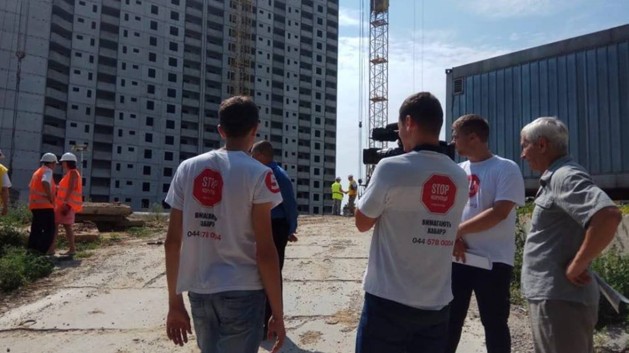 'СтопКор' зафіксував незаконне будівництво висотки у Вишгороді на Київщині