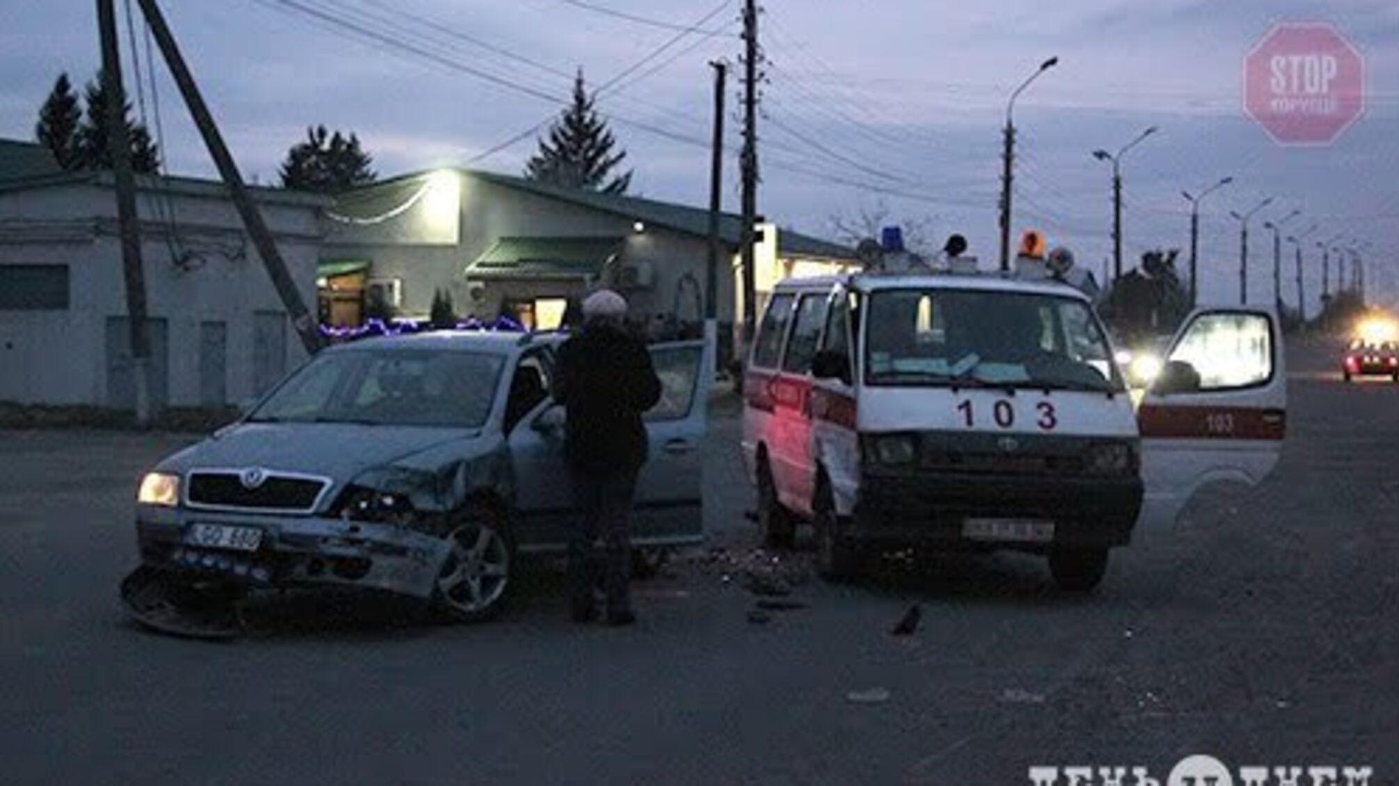 На Хмельниччині «Швидка» спричинила ДТП (фото)
