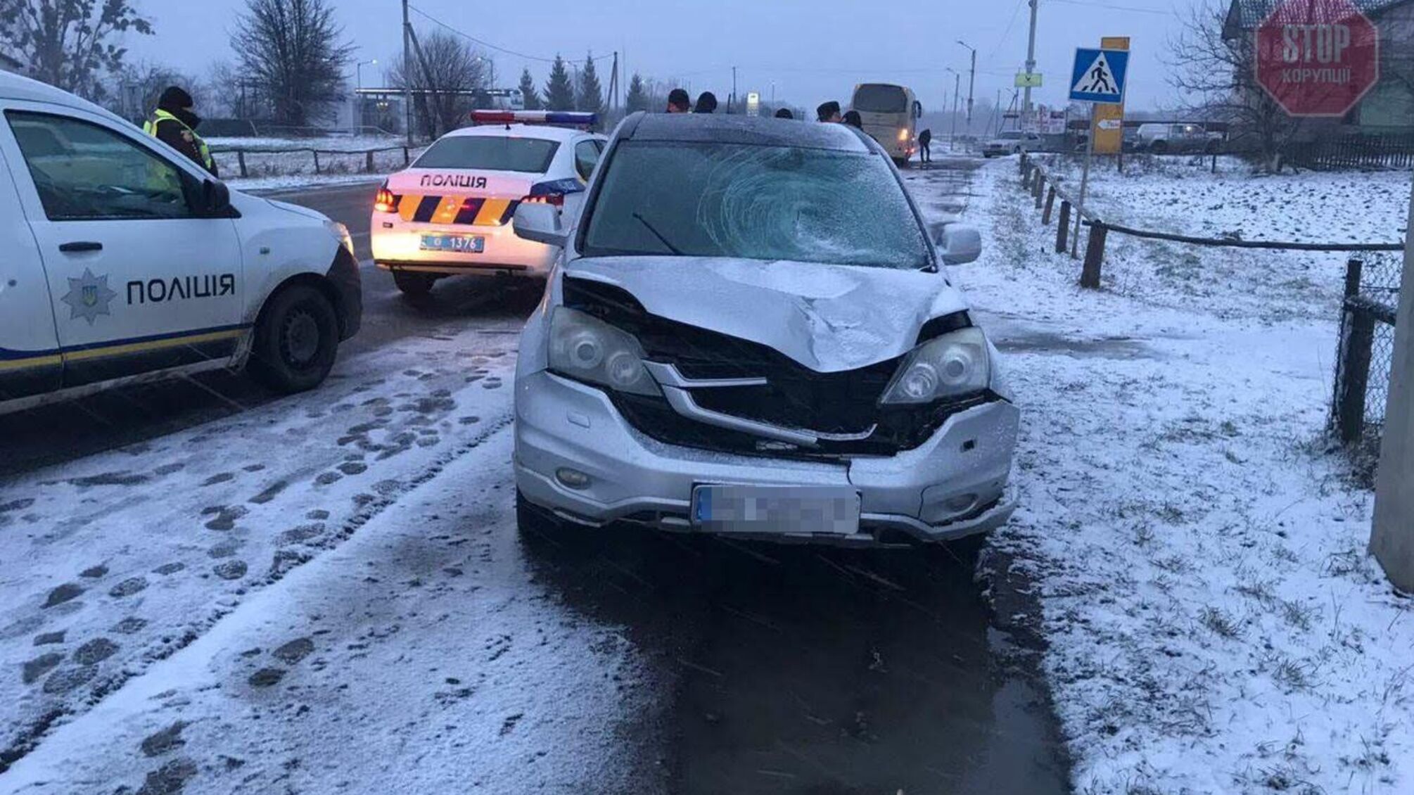 На Львівщині водій “Хонди” насмерть збив пішохода