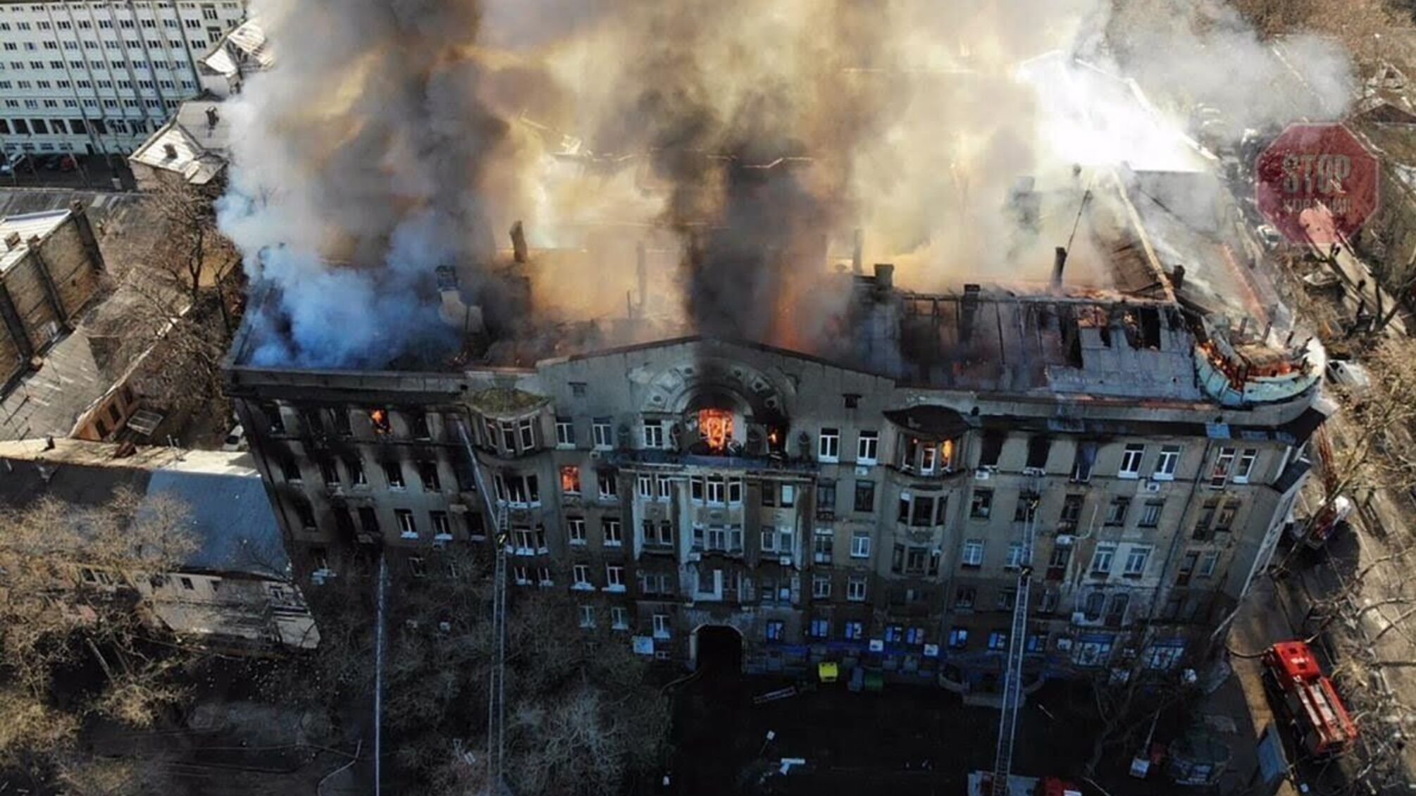 Пожежа в Одесі: невтішний прогноз Зеленського збувся