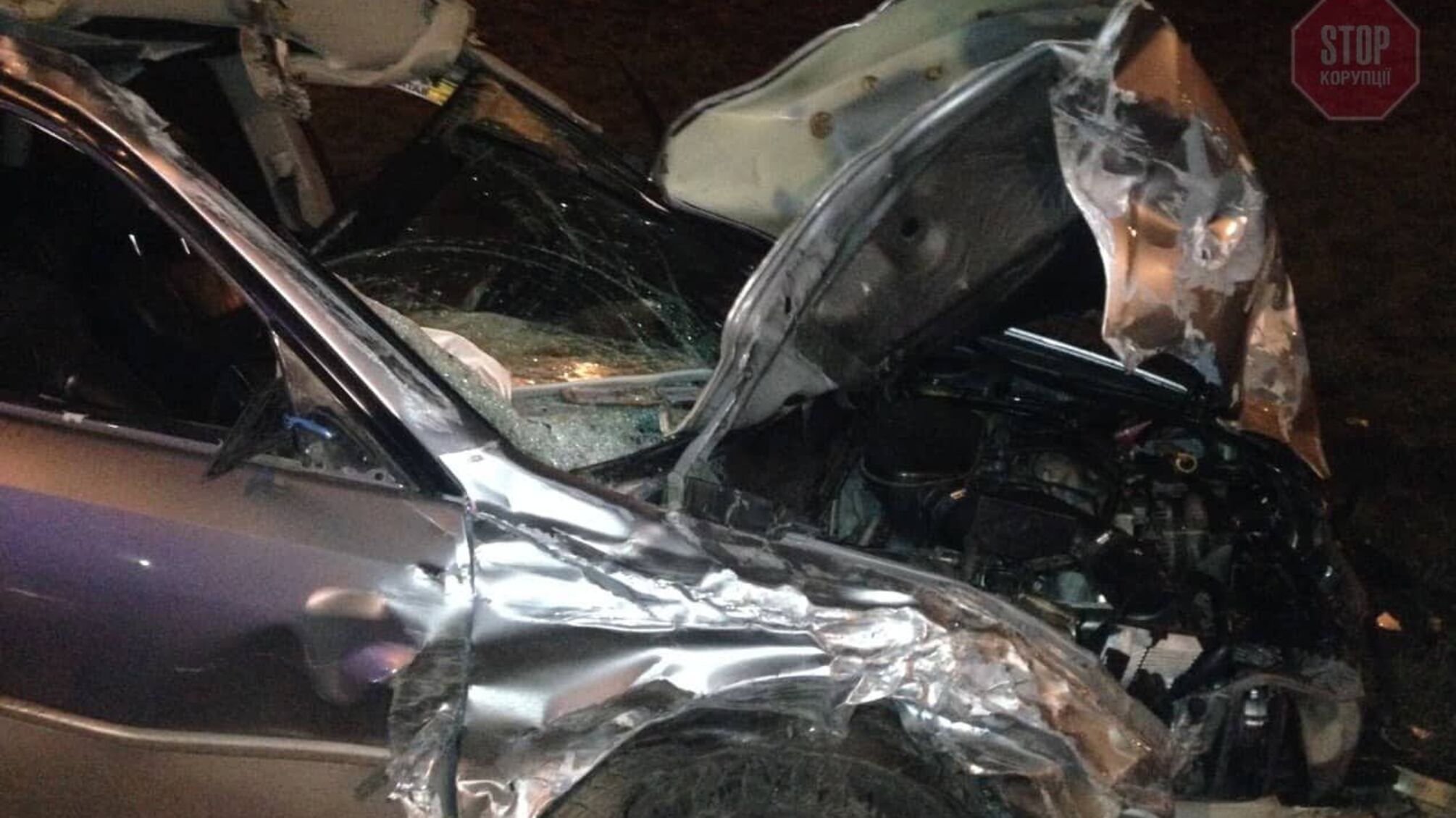 ДТП на Кільцевій: Subaru рознесло на металобрухт (відео)