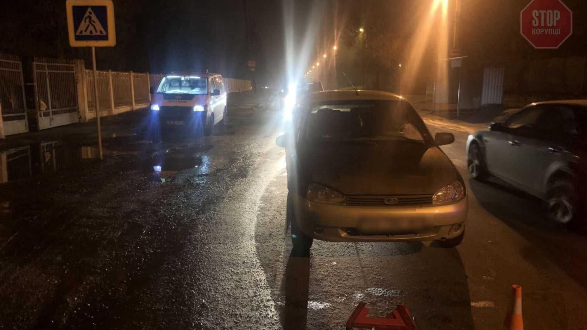 У Харкові водій не зреагував та задавив жінку на пішохідному переході (фото)