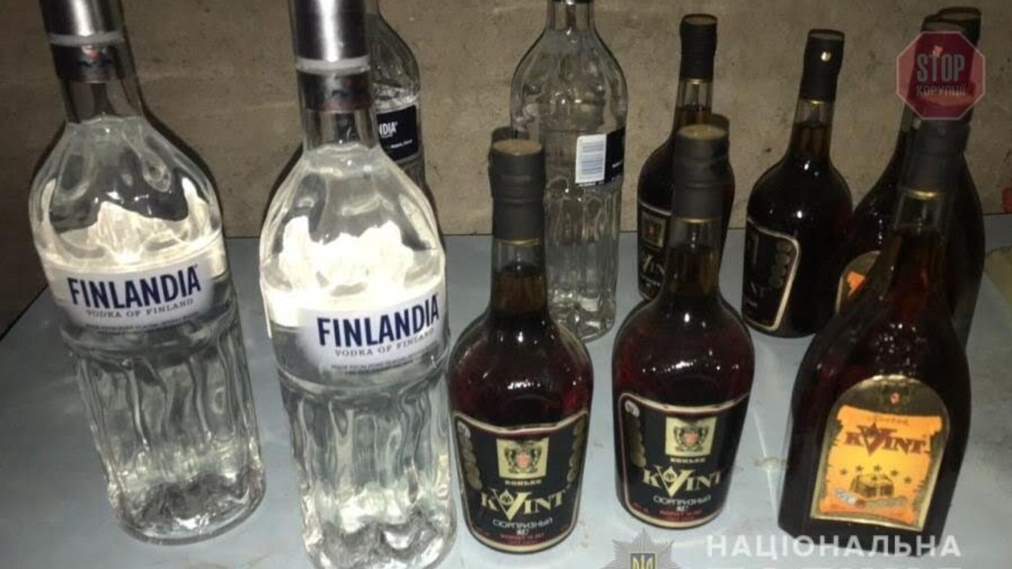 На Одещині правоохоронці виявили виробництво підробленого алкоголю (фото)