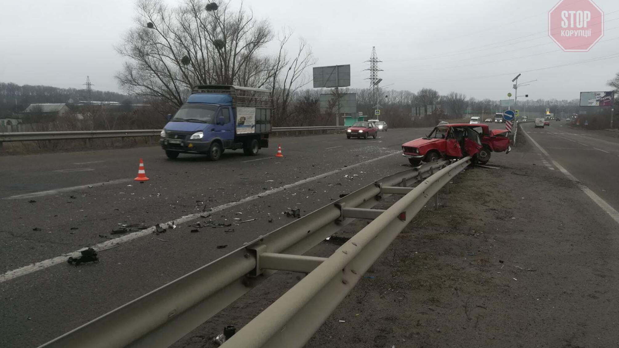 Не встиг розвернутися: на Харківщині в ДТП загинув водій