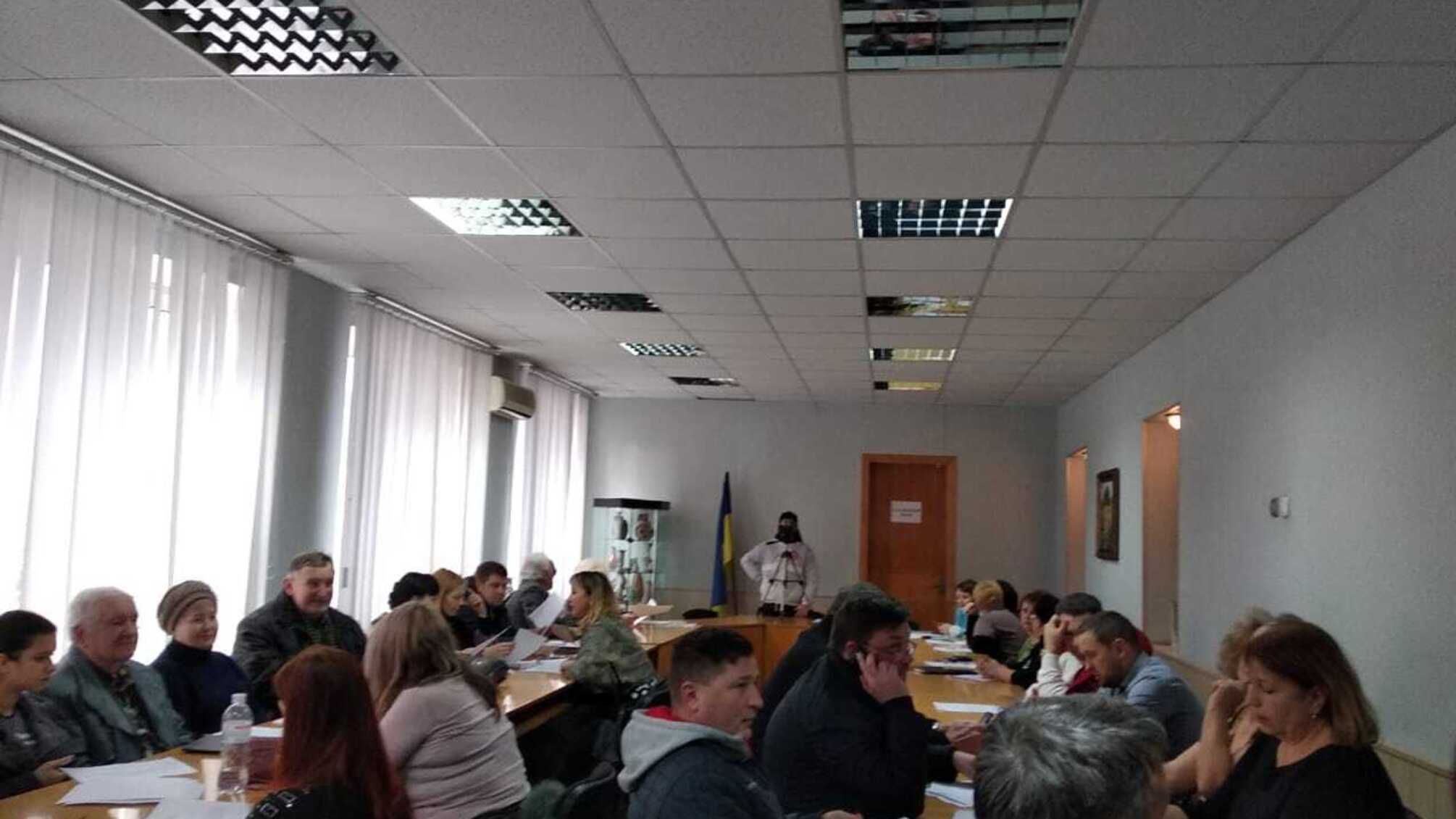 Перше засідання ОВК у Слов’янську почалось із сварки про мову (ВІДЕО)