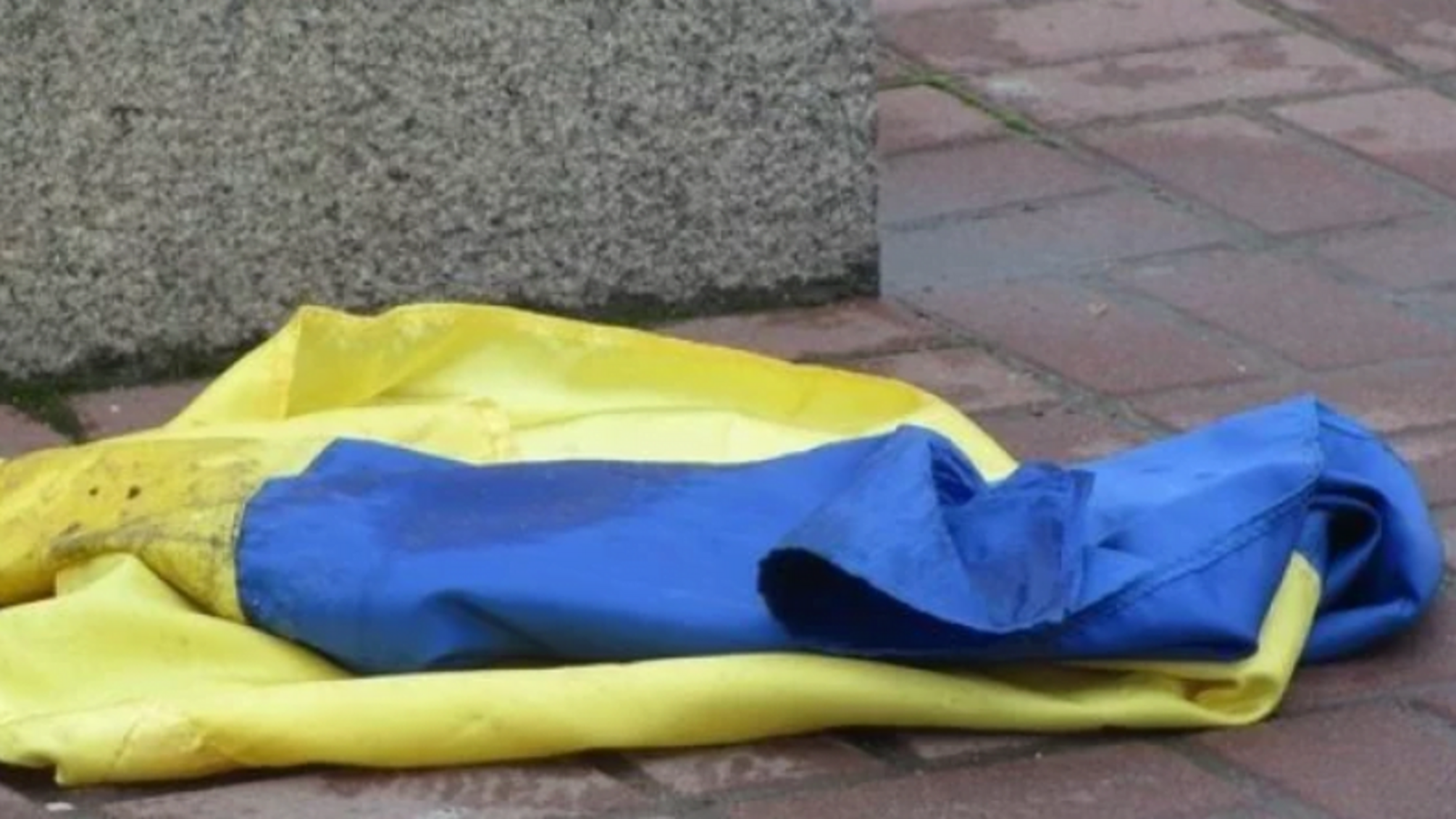 Кидав додолу і волік по землі: на Житомирщині молодика засудили за наругу над державним прапором