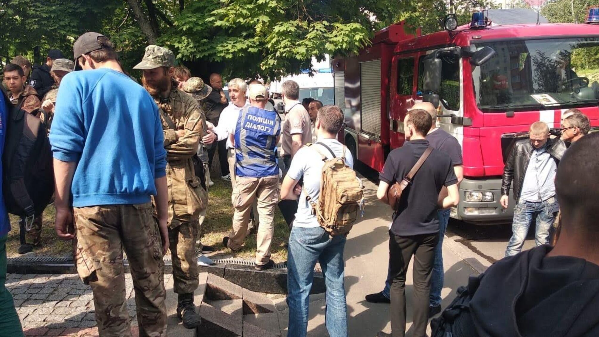 Під ВККСУ сапери шукають бомбу, активісти – одеського суддю Чванкіна