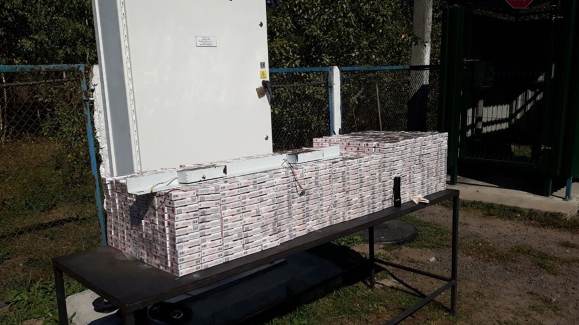 2530 пачок цигарок: на українському кордоні з Білоруссю затримали значну партію контрабанди (фото)