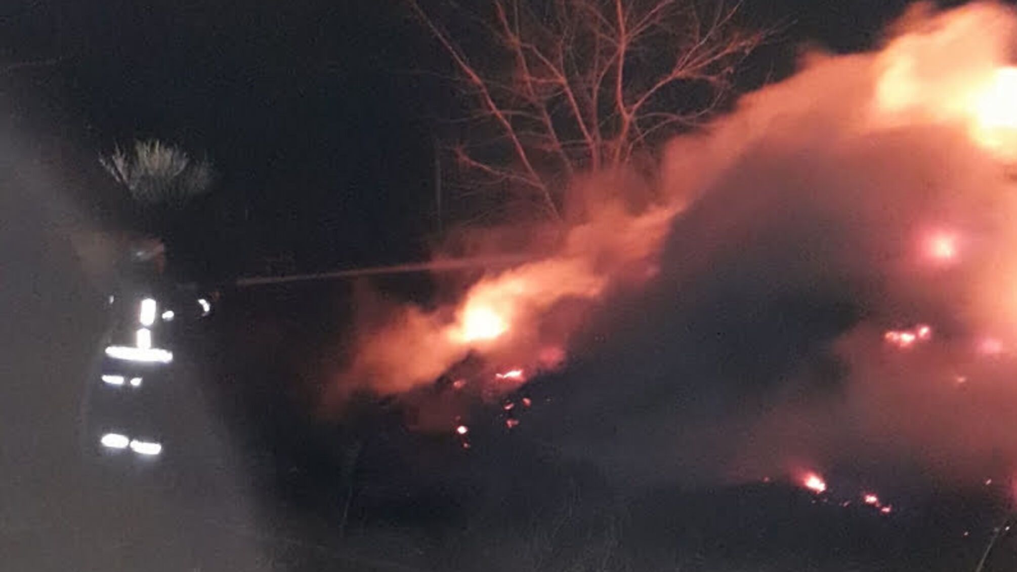 Херсонщина: у Чаплинському районі ліквідовано пожежу соломи