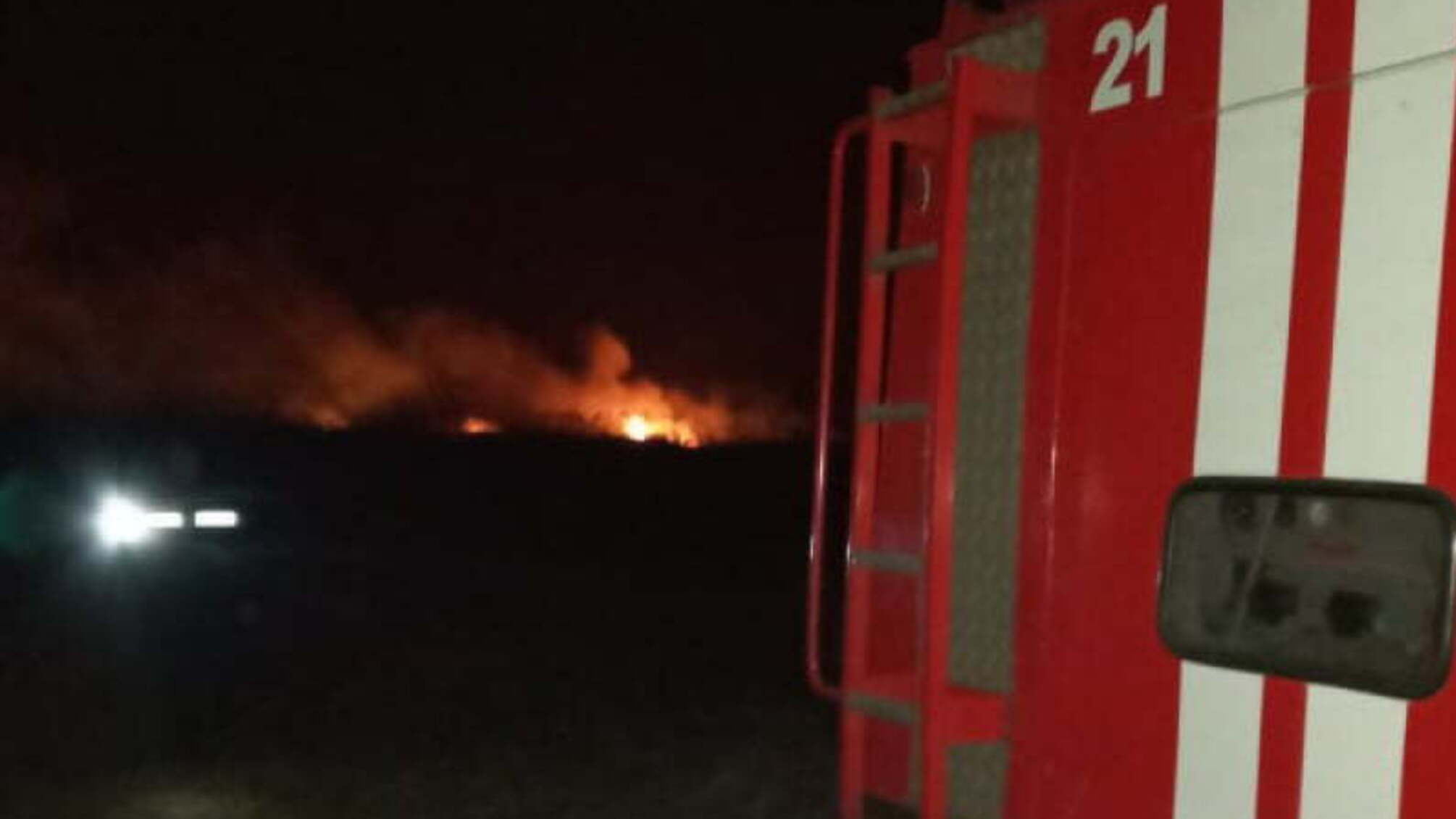 На Миколаївщині горить очерет! Рятувальники застерігають - навмисне спалювання сухої рослинності - це неправомірне (протиправне) суспільно-шкідливе діяння! (ВІДЕО)