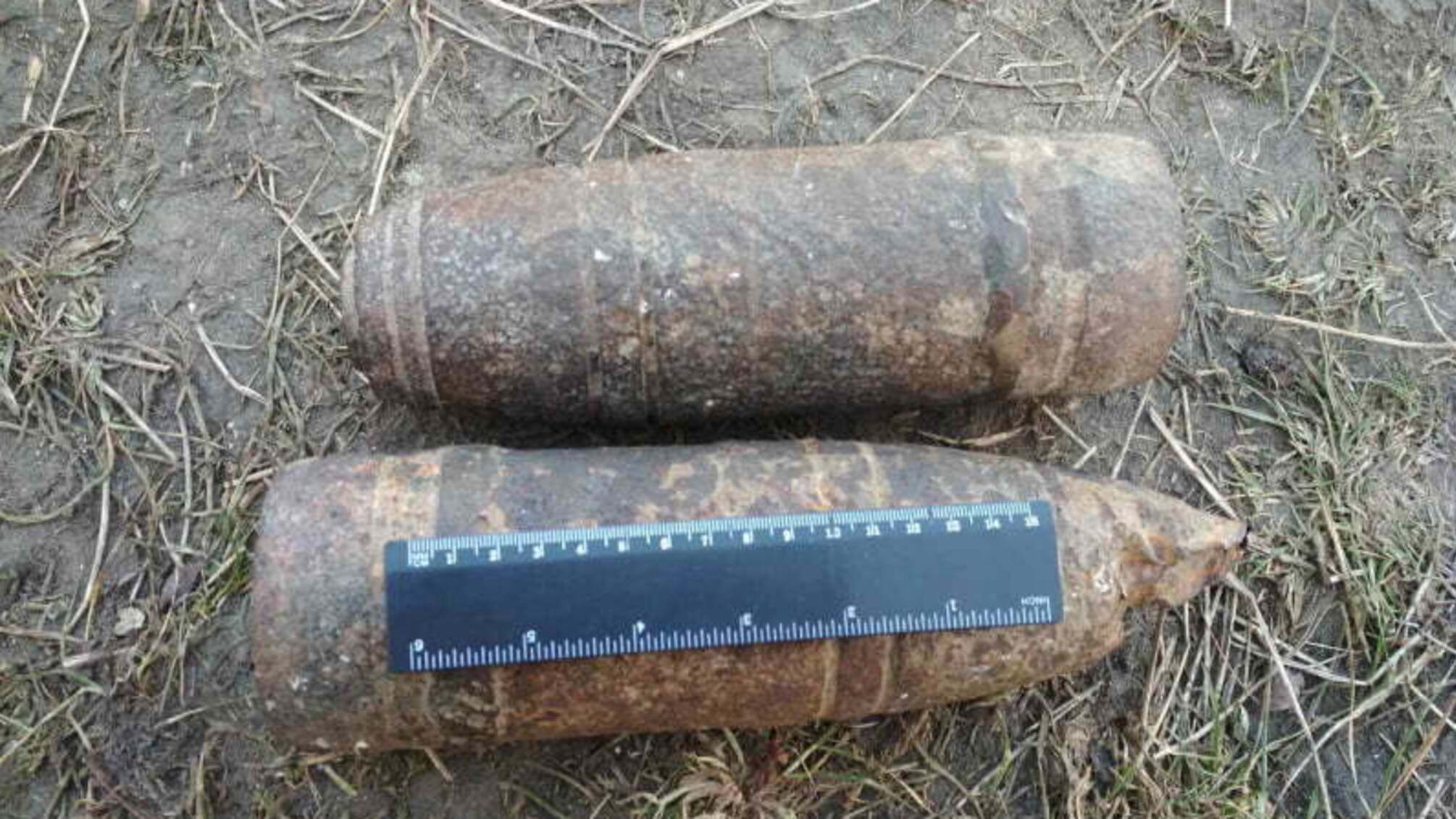 Житомирська область: піротехніки ДСНС області знищили три артилерійські снаряди часів минулих війн