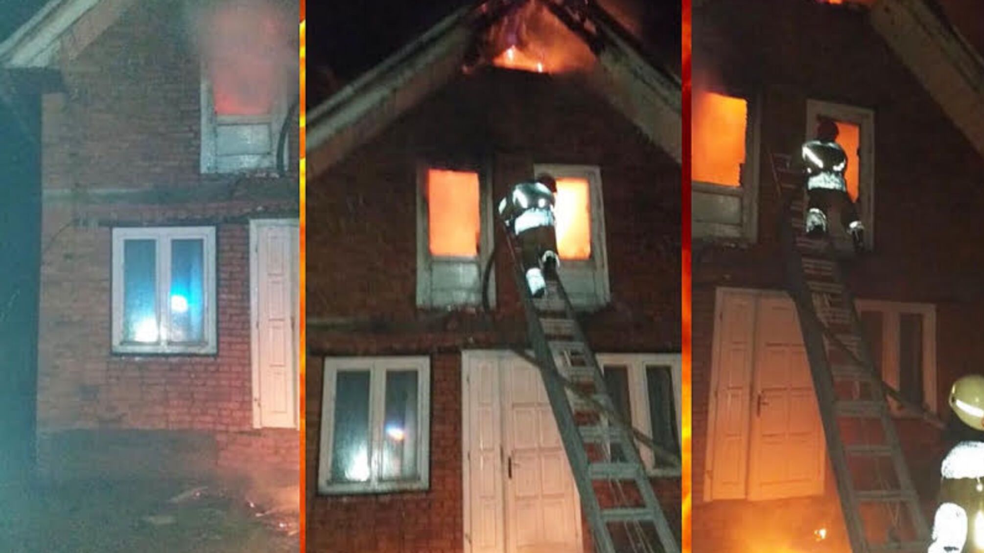 Вогнеборці Ужгорода гасили пожежу у житловому будинку багатодітної родини