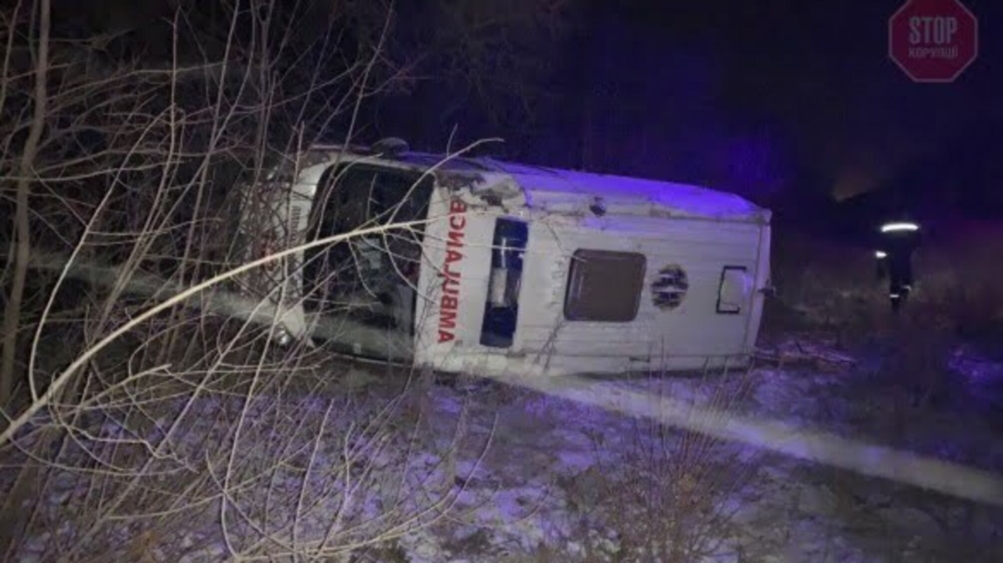 На Донеччині 'швидка' потрапила в ДТП, серед постраждалих – пасажирка (фото)
