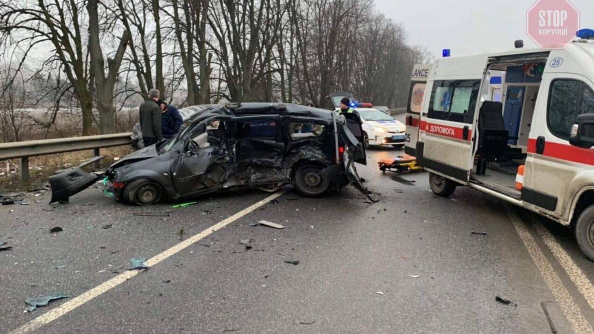 Масштабне ДТП на Вінниччині: один загиблий, троє у лікарні