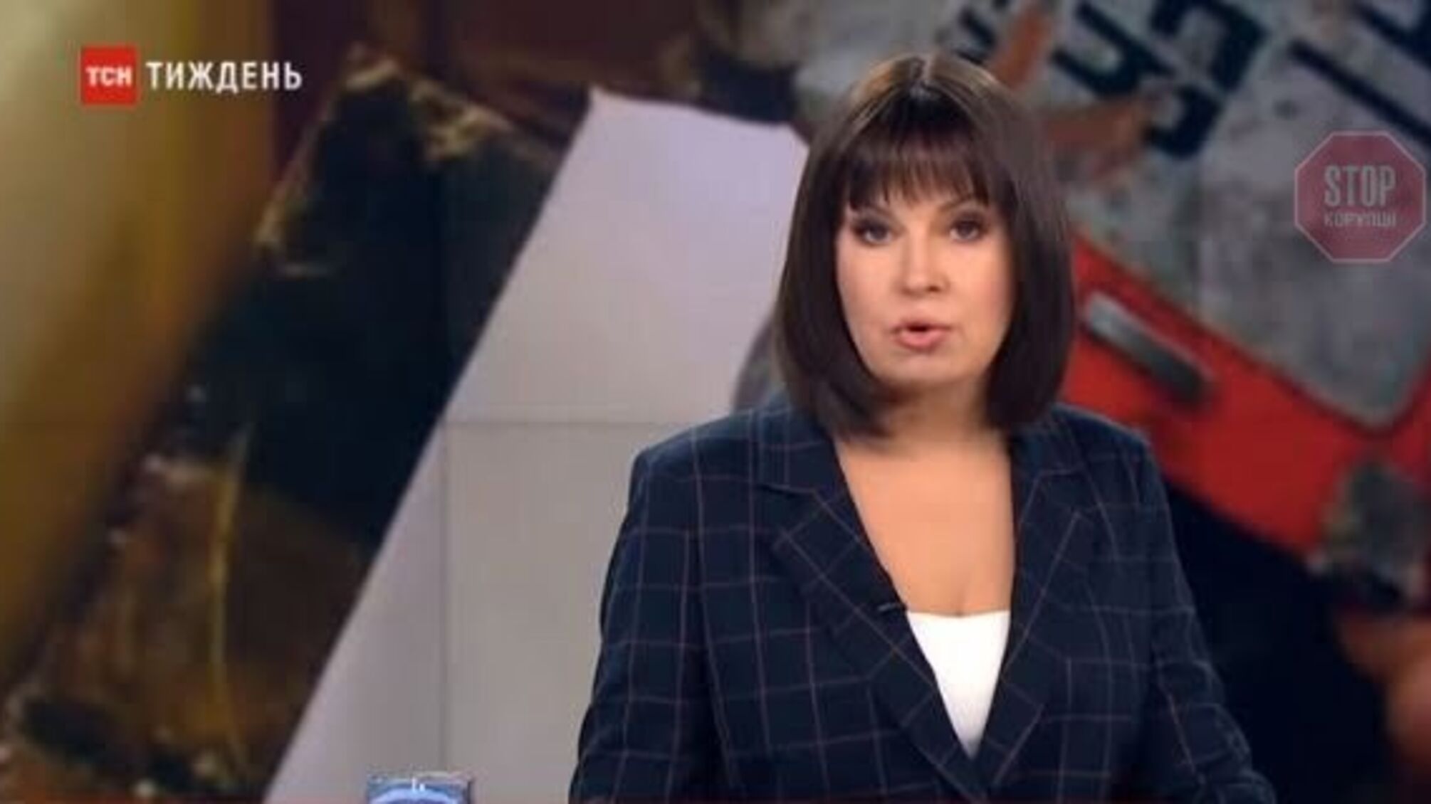 Алла Мазур в перуці провела перший випуск новин після хіміотерапії (фото)