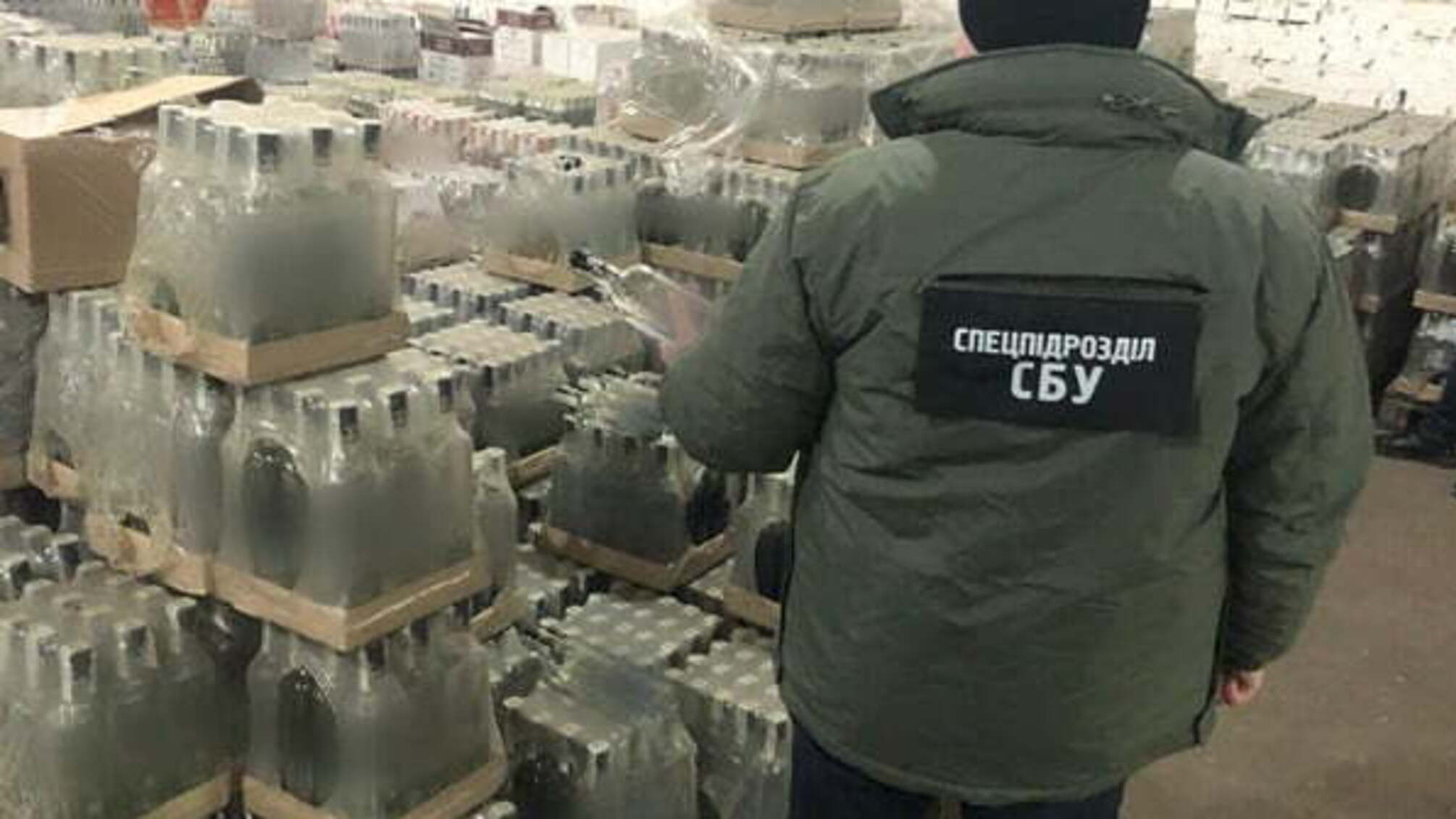 У Рівному СБУ блокувала масштабний збут контрафактного алкоголю