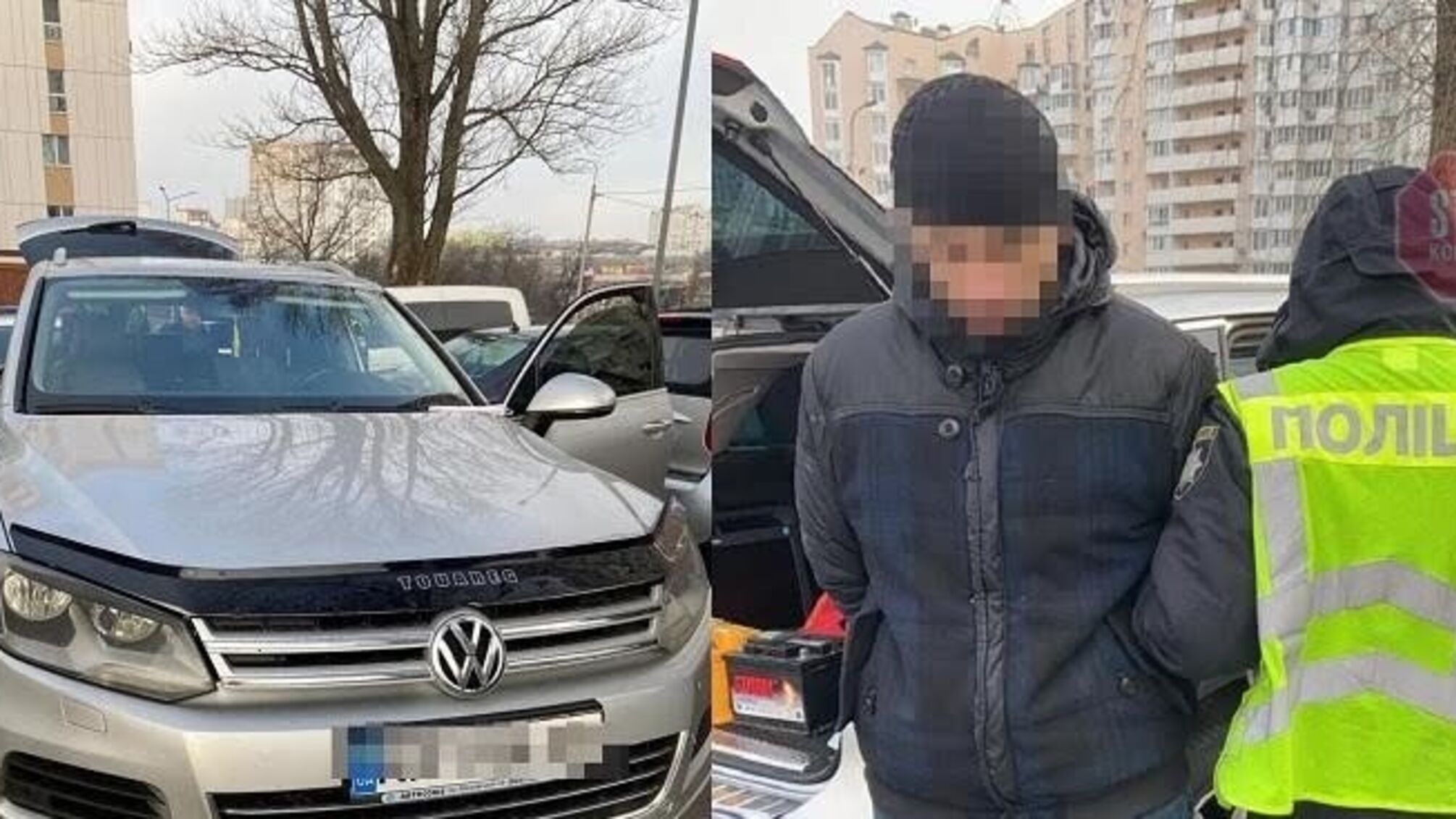 У Вишгороді чоловік катався на краденому авто (фото)