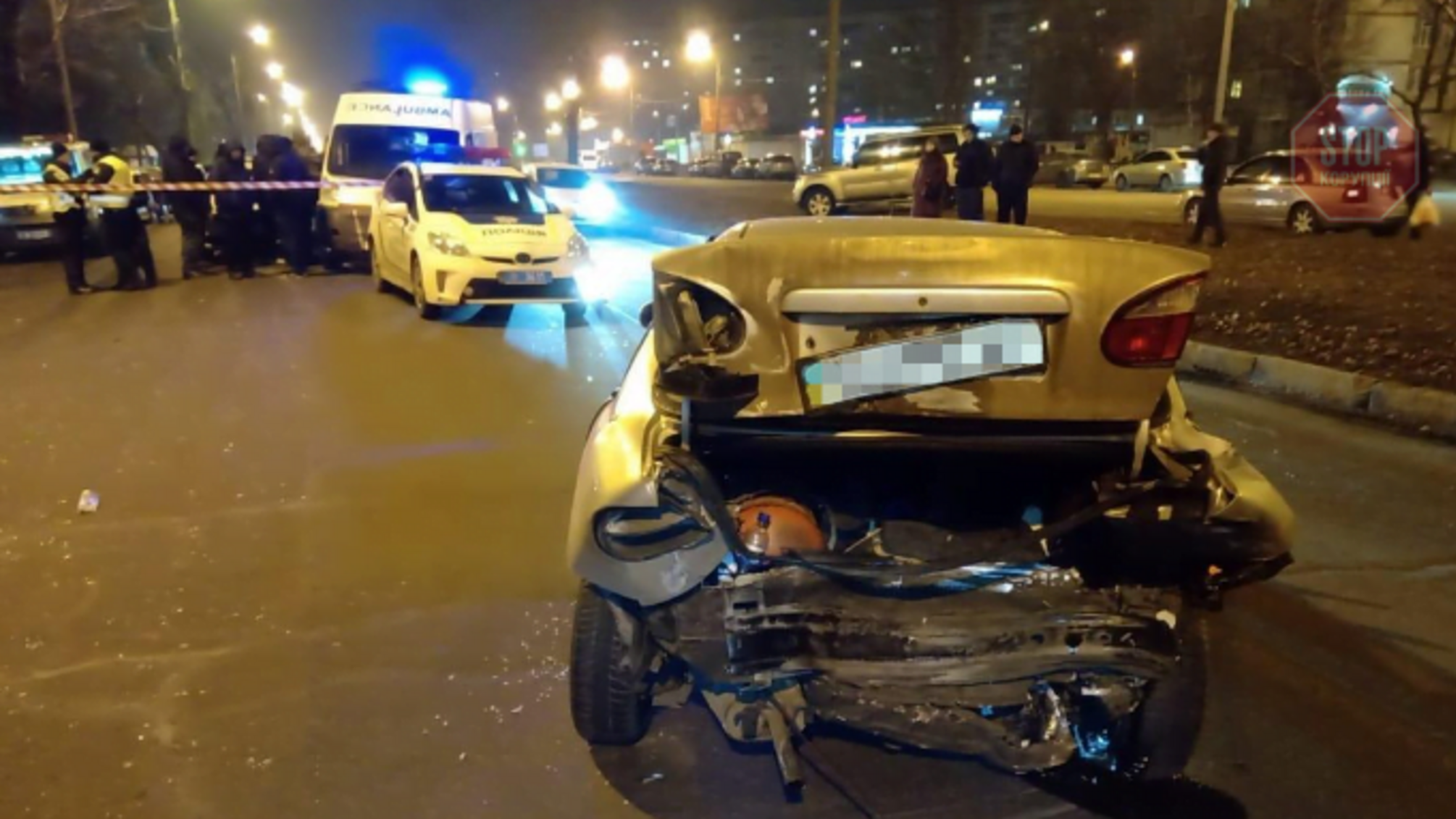 У Харкові п’яний водій після ДТП побив правоохоронця (фото)